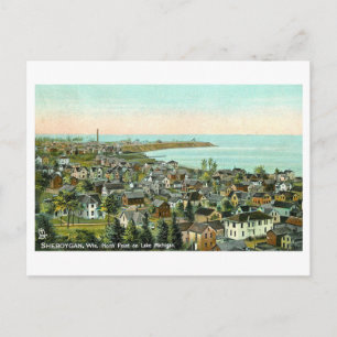 Carte Postale Sheboygan, Wisconsin vintage