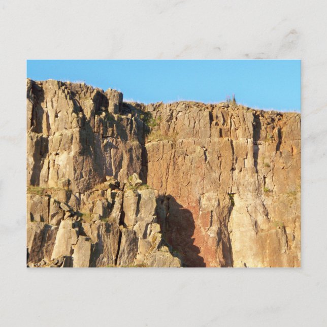 Carte postale Sheer Cliff Face (Devant)