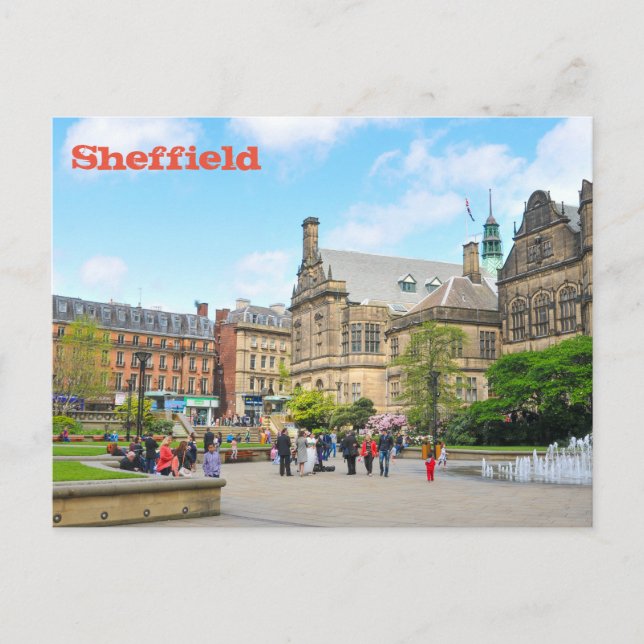 Carte Postale Sheffield (Devant)