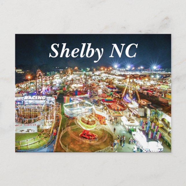 Carte Postale shelby nc domicile de cleveland county fair (Devant)
