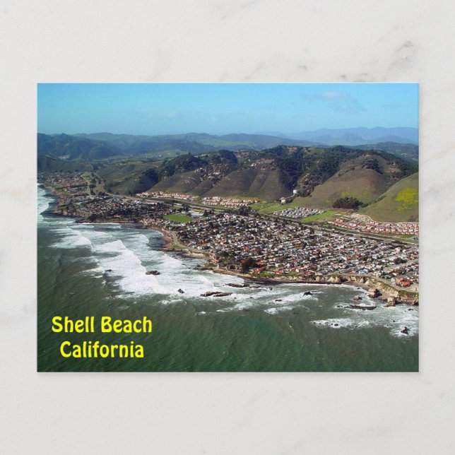 Carte postale Shell Beach, California Aerial View (Devant)