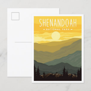 Carte Postale Shenandoah National Park Virginia USA Travel
