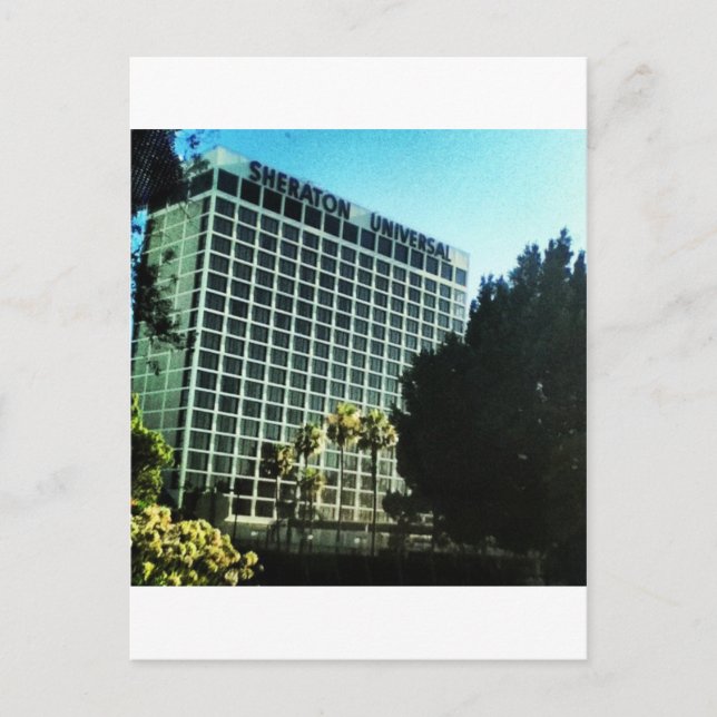 Carte Postale sheraton studios de l'hôtel universel LA (Devant)