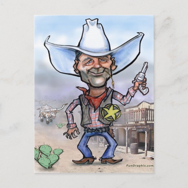 Carte Postale Sheriff (Devant)