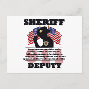 Carte Postale Sheriff_Deputy