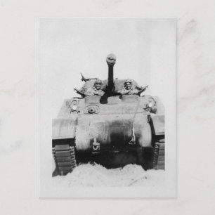 Carte Postale Sherman Tank