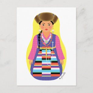 Carte postale Sherpa Matryoshka