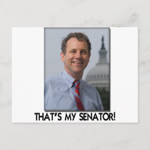 Carte Postale Sherrod Brown, C'est mon sénateur !