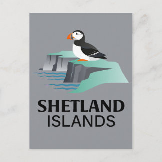 Carte Postale Shetland Islands Scotland United Kingdom