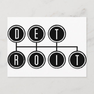 Carte Postale Shift de Détroit