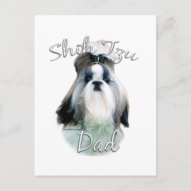 Carte Postale Shih Tzu Papa 2 (Devant)