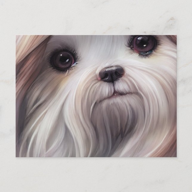 Carte postale Shih Tzu Salutations (Devant)