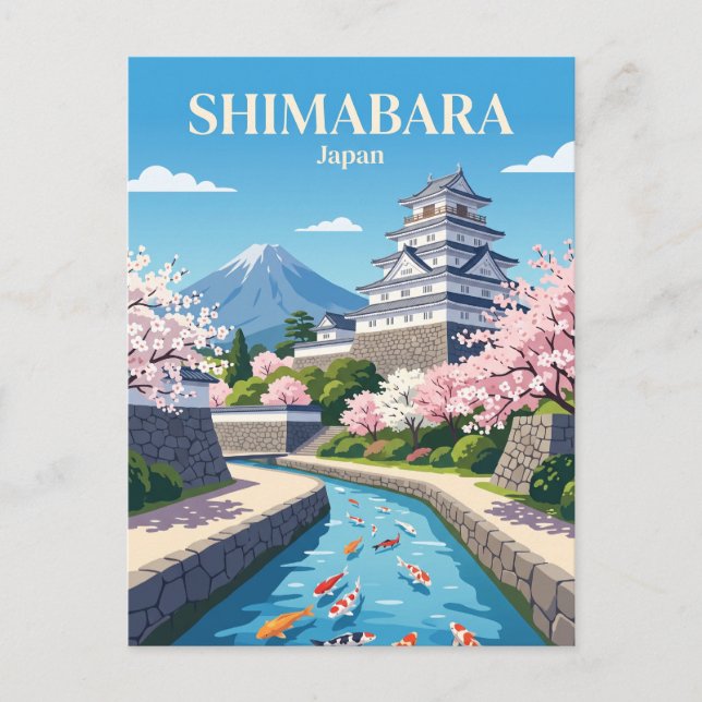 Carte Postale Shimabara Japon (Devant)