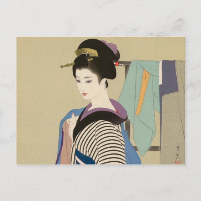 Carte Postale Shimura Tatsumi - Deux sujets pour les femmes japo (Devant)