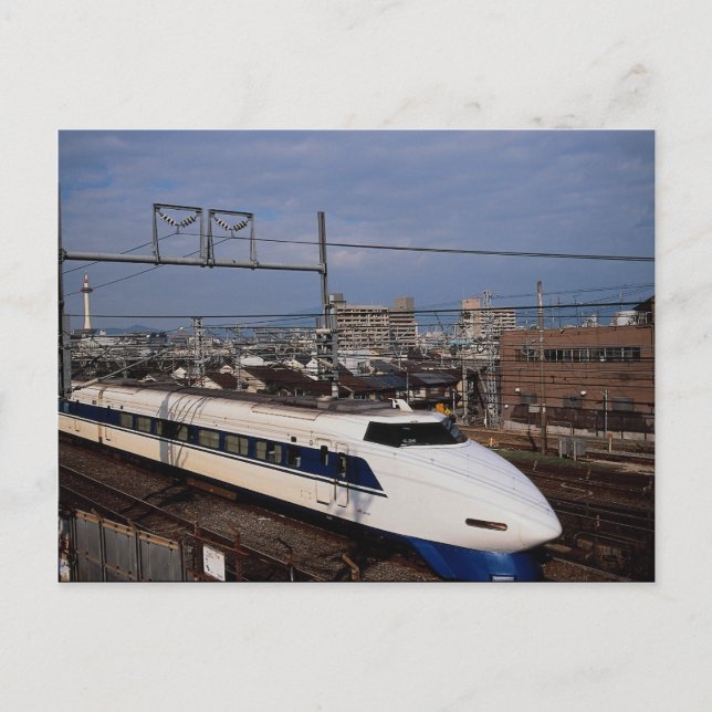 Carte Postale Shinkansen ou Bullet Train, Kyoto, Japon (Devant)