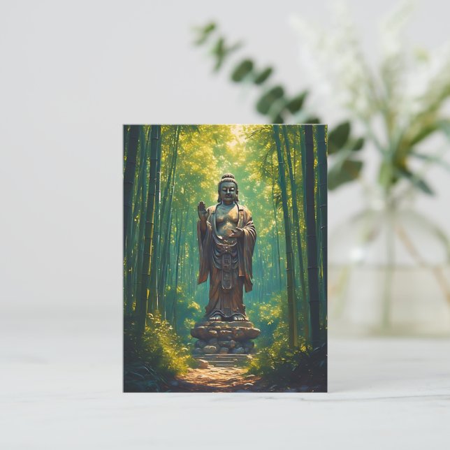 Carte Postale Shinrin no Hotoke (Bouddha de la forêt) (Debout devant)