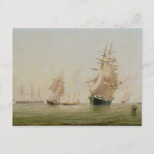 Carte Postale Ship Painting
