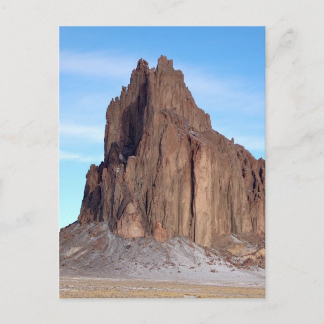 Carte Postale Shiprock Mountain, Nouveau-Mexique (Devant)