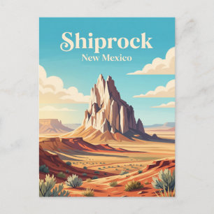 Carte Postale Shiprock, Nouveau-Mexique