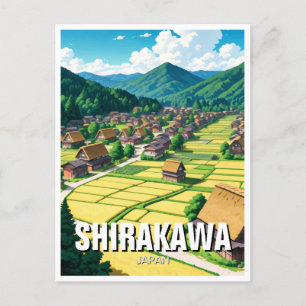 Carte Postale Shirakawa Gifu Japon Voyage