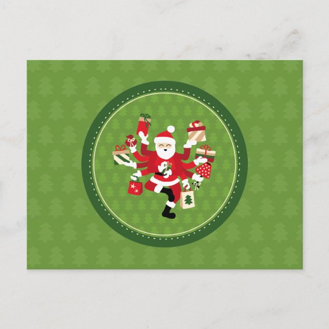 Carte Postale Shiva Claus (Devant)