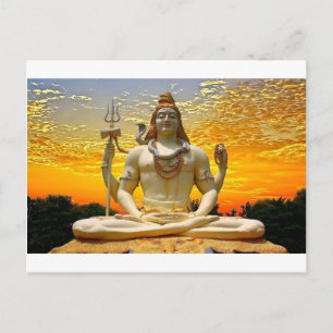 CARTE POSTALE SHIVA HINDU DIEU