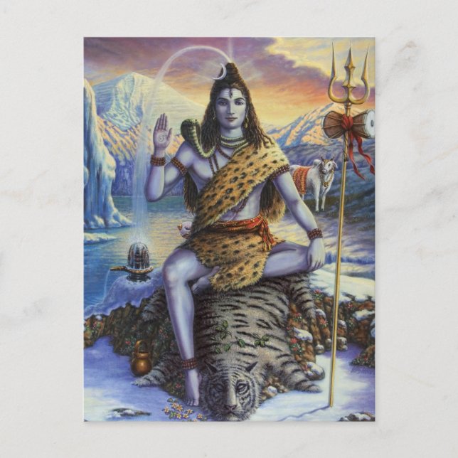 Carte Postale Shiva Mahadeva (Devant)