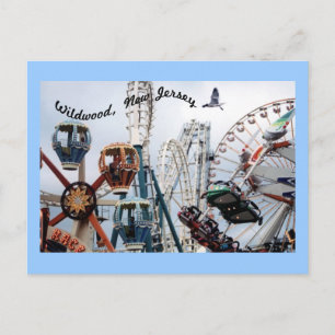 Carte postale Shore Pier Wildwood Text
