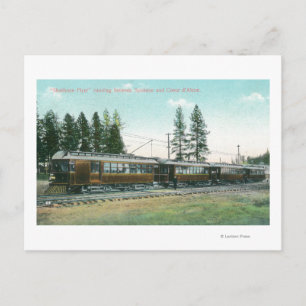 Carte Postale Shoshone Flyer Train de Spokane