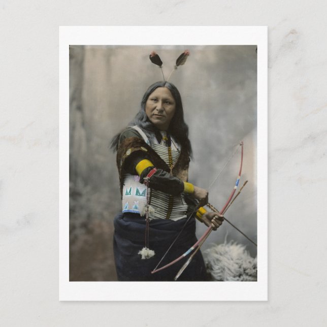 Carte Postale Shout At, Oglala Sioux, 1899 (Devant)