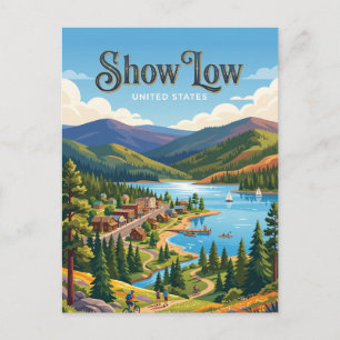 Carte Postale Show Low Arizona