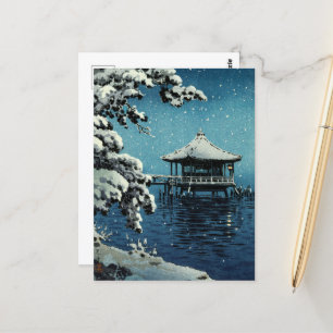 Carte Postale Showa Era, hiver par Tsuchiya Koitsu