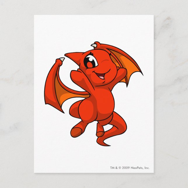 Carte Postale Shoyru Rouge (Devant)