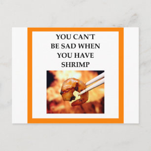 CARTE POSTALE SHRIMP