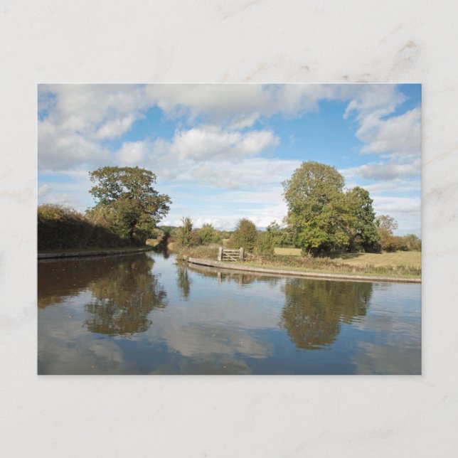 Carte Postale Shropshire du canal Montgomery (Devant)