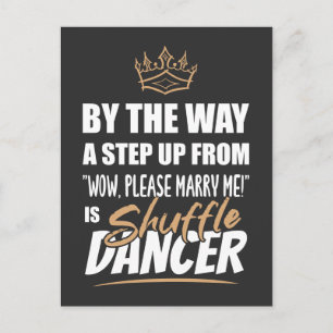 Carte Postale Shuffle Dancer est l'Ultimate in Appeal. Cadeau am
