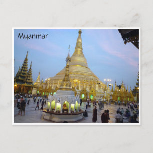 Carte Postale shwedagon doré