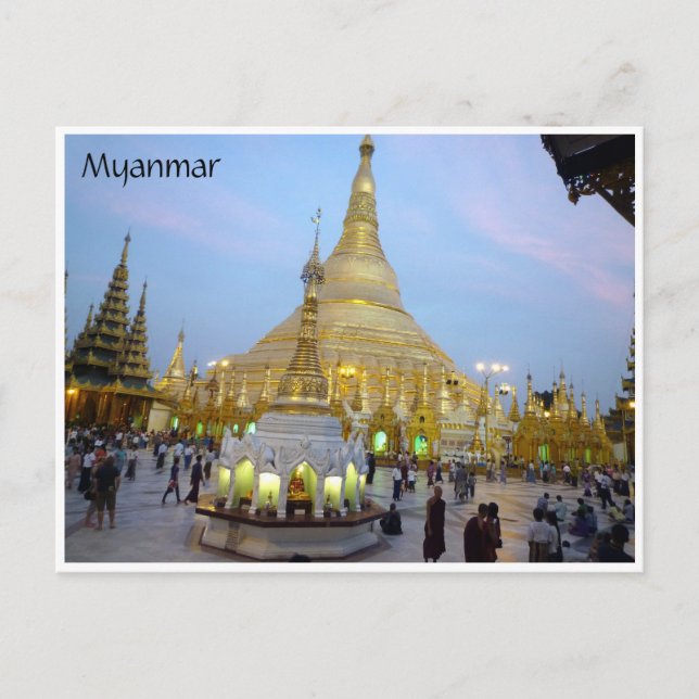 Carte Postale shwedagon doré (Devant)
