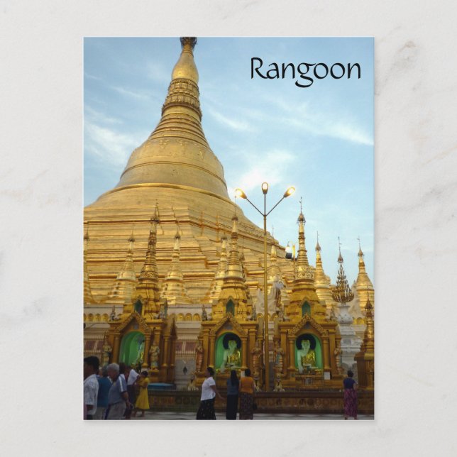 Carte Postale shwedagon rangoon (Devant)