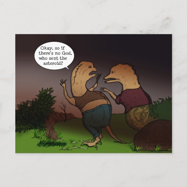 Carte Postale Si Dieu n'existe pas. .. (Devant)