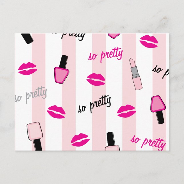 Carte Postale Si Jolie (Devant)