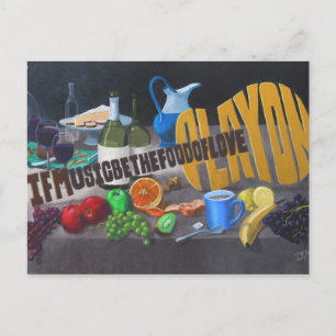 Carte Postale Si La Musique Est La Nourriture De L'Amour