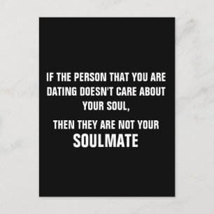 CARTE POSTALE SI LA PERSONNE QUI DÎNE NE SE SOUCIE PAS DE VOTRE 