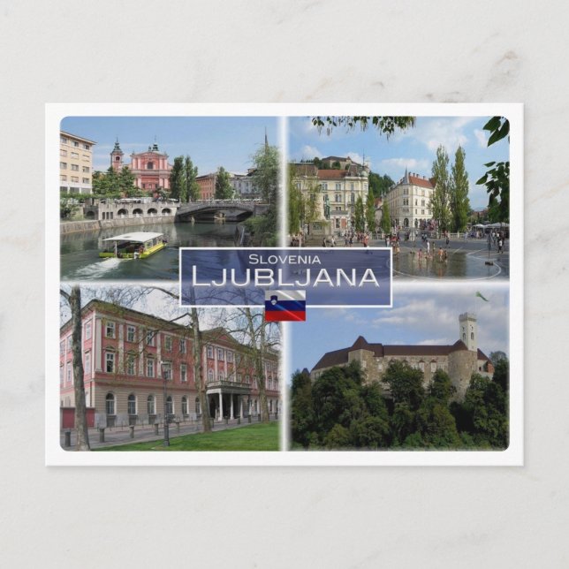 Carte Postale SI Slovenia - Ljubliana (Devant)