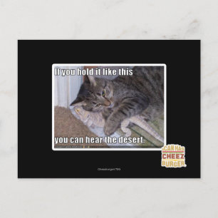 Carte Postale Si tu le tiens comme ça