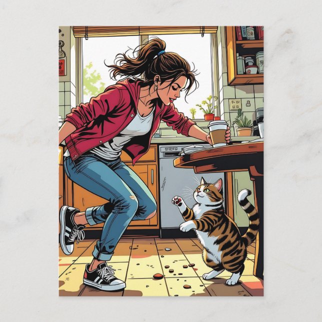 Carte Postale Si vous avez besoin de moi, appelez-moi ! | Drôle  (Devant)