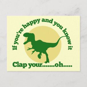 Carte Postale Si vous êtes heureux et que vous le savez