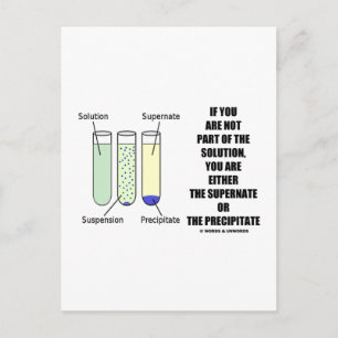 Carte Postale Si vous ne faites pas partie de solution Supernate