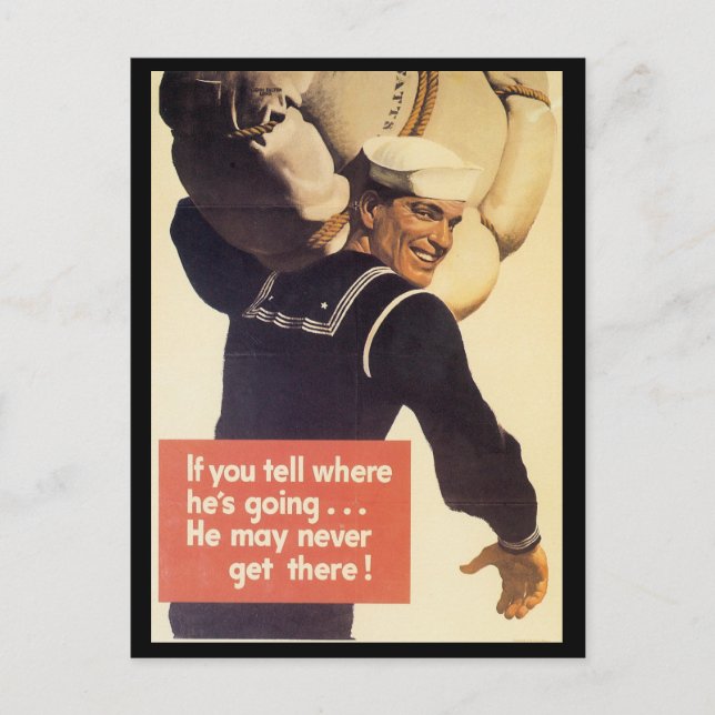 Carte Postale Si vous parlez de la Seconde Guerre mondiale (Devant)