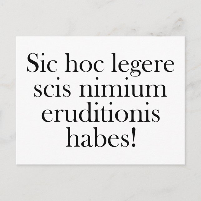 Carte Postale Si Vous Pouvez Lire Ceci ... (Devant)